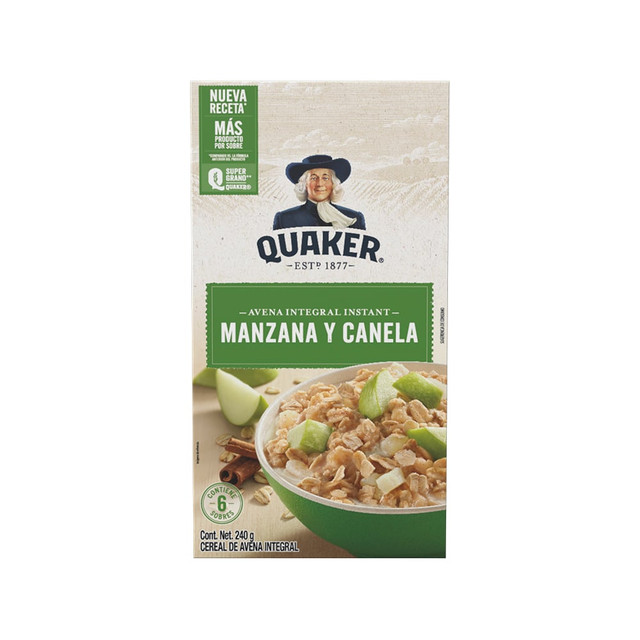 Instant Oatmeal with Apple and Cinnamon (box)