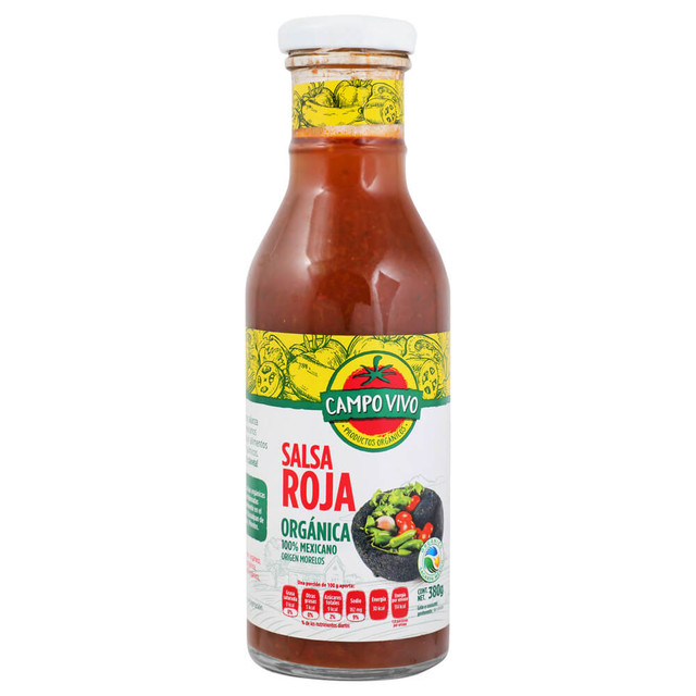 Salsa Roja Orgánica (380grs)