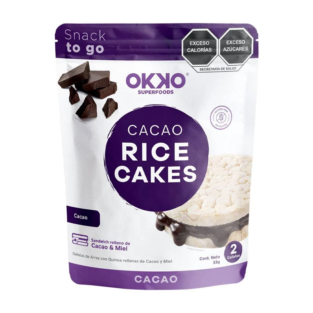Tartas de Arroz con Cacao (pz)