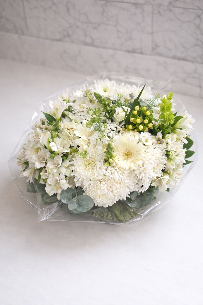Bouquet of White Mixed Flowers