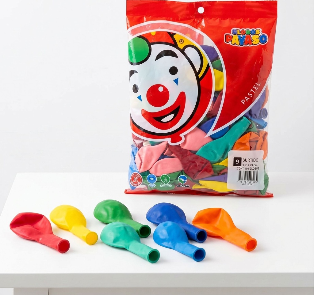 Assorted Colored Balloons (100 pieces)