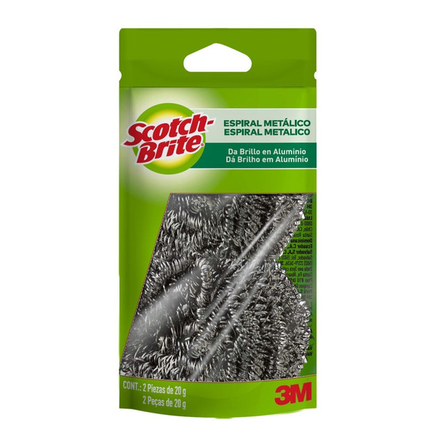 Spiral Metal Scrubber Set