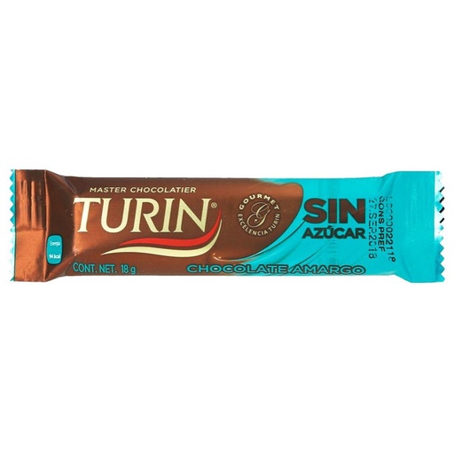Chocolate Turin  Sugar Free Bar (ea)