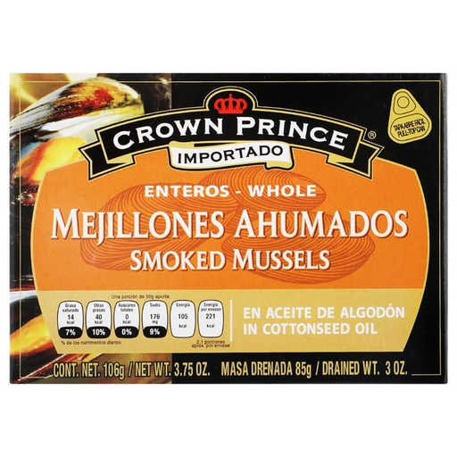 Mejillones Ahumados (pz)